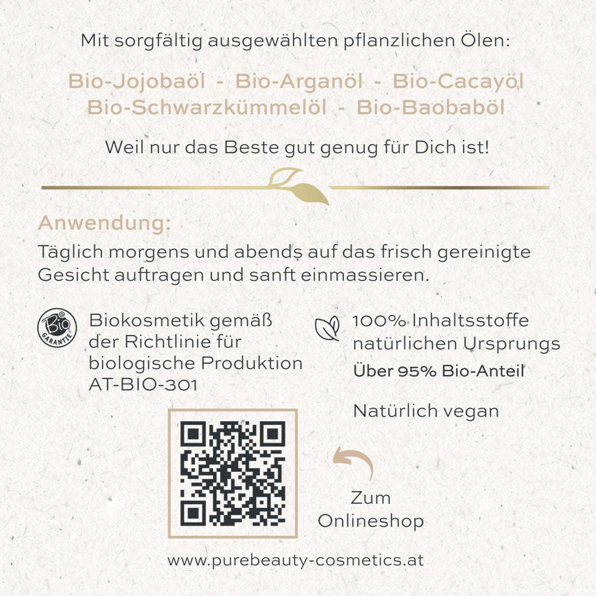 BIO GESICHTSCREME normale Haut | ölige Haut