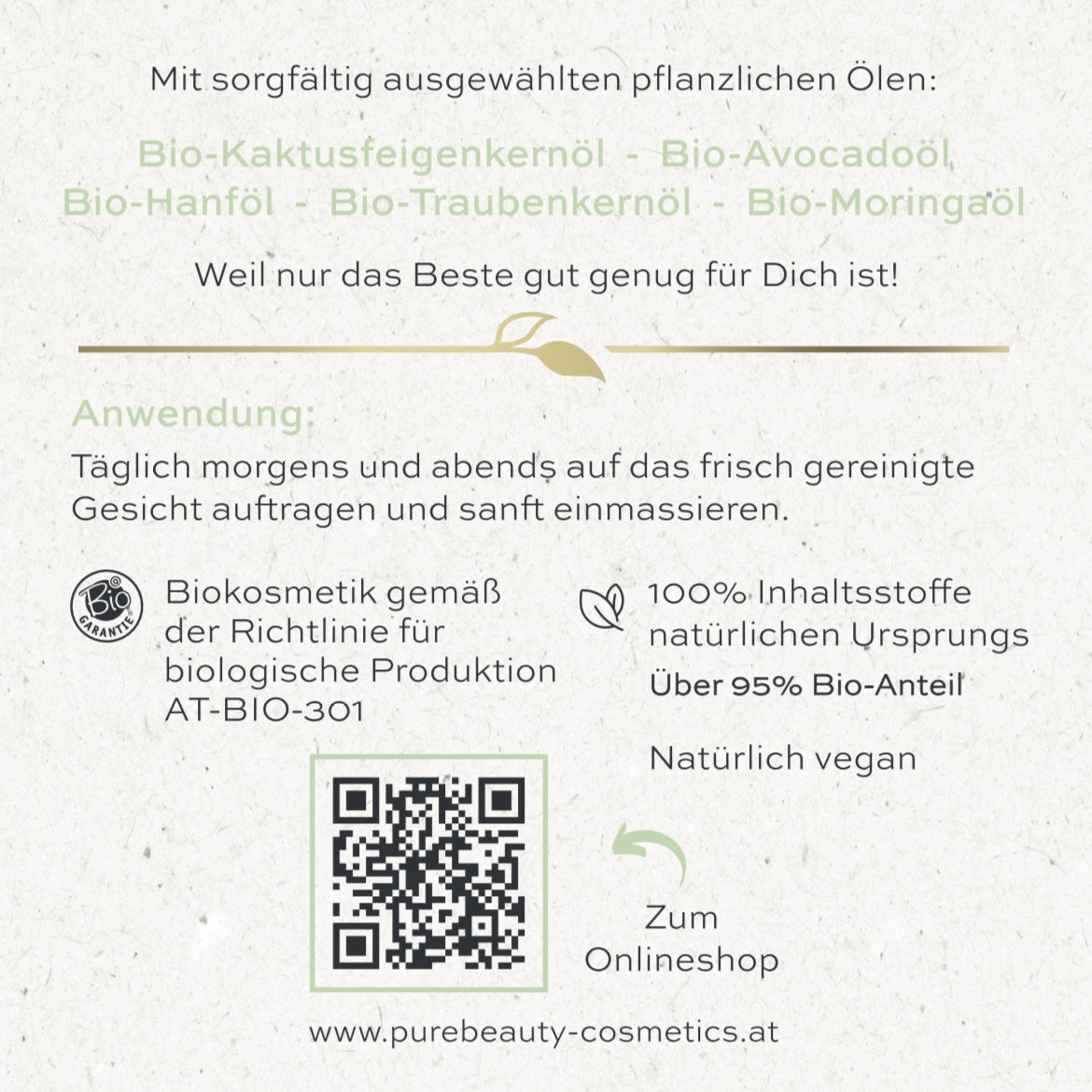 BIO GESICHTSCREME Mischhaut | normale Haut