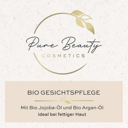 Bio Gesichtspflege - ideal bei fettiger Haut